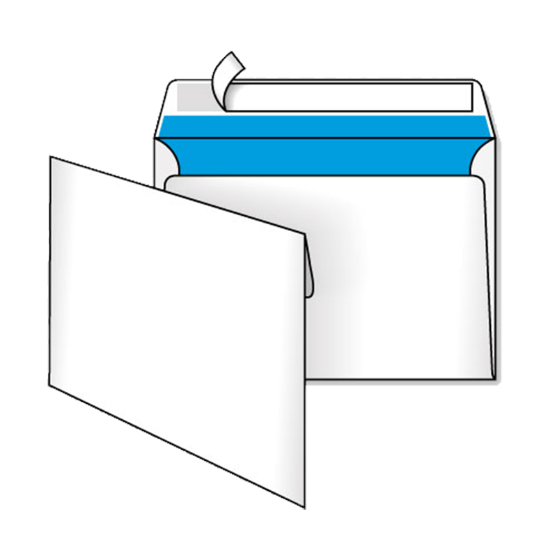 Конверт поштовий C5 (162х229 мм), з вн. запечатуванням, 1шт.